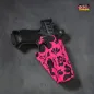 Preview: Extravagantes GM ALPHA OWB Kydex Holster im Flower Pink Design für Walther PDP 4.6 PRO SD. Optic Ready & perfekt passgenau für Rotpunktvisiere.