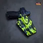 Preview: Robustes GM Alpha OWB Kydex Holster für Springfield Armory Echelon (4" & 4.5"), Design PEW PEW PEW Citrus (Neon Gelb/Schwarz), Optics Ready für Rotpunktvisiere.