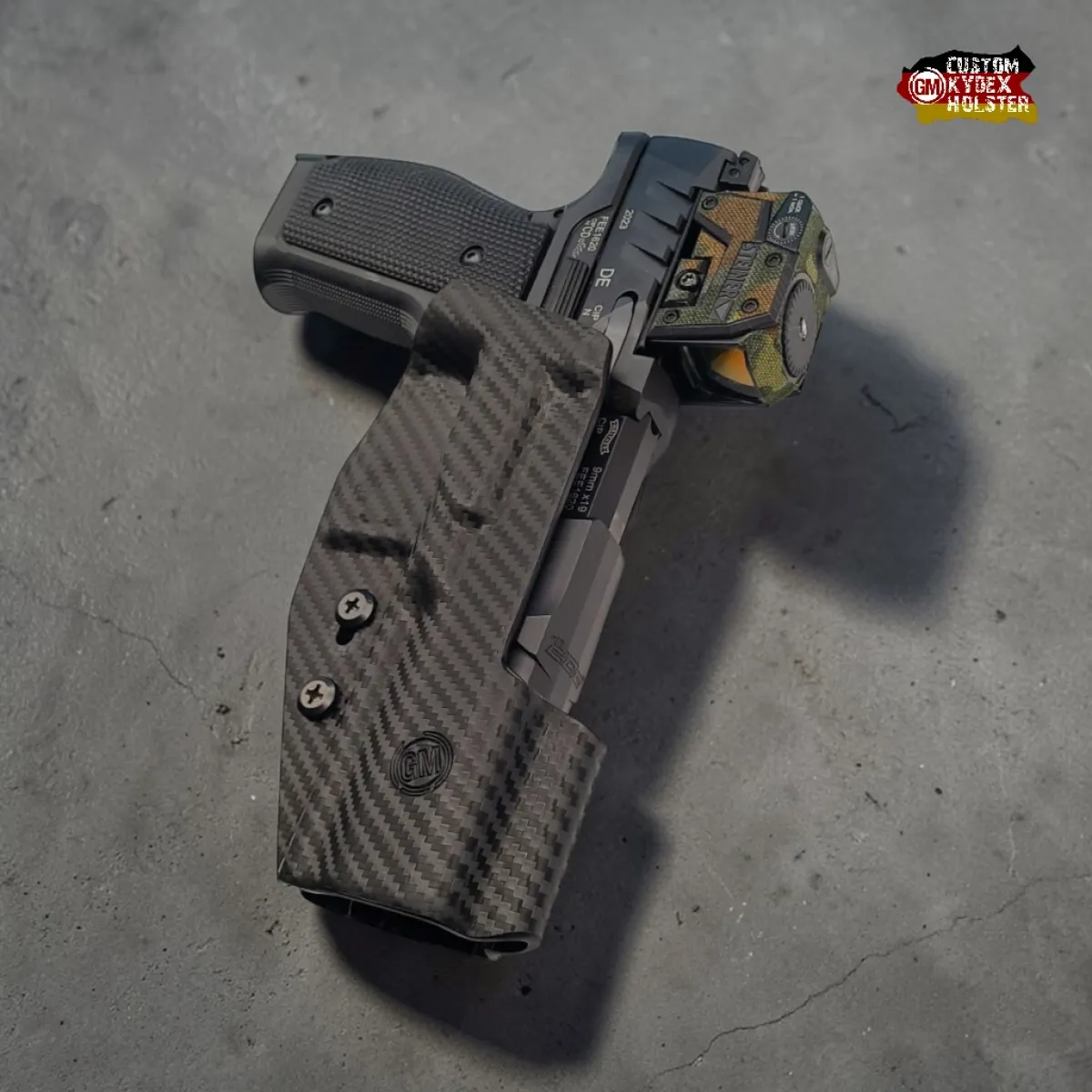 GM OWB Custom Kydex Holster Multi Mount IPSC